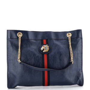 Gucci Rajah Chain Tote Leather Large #227038G16B